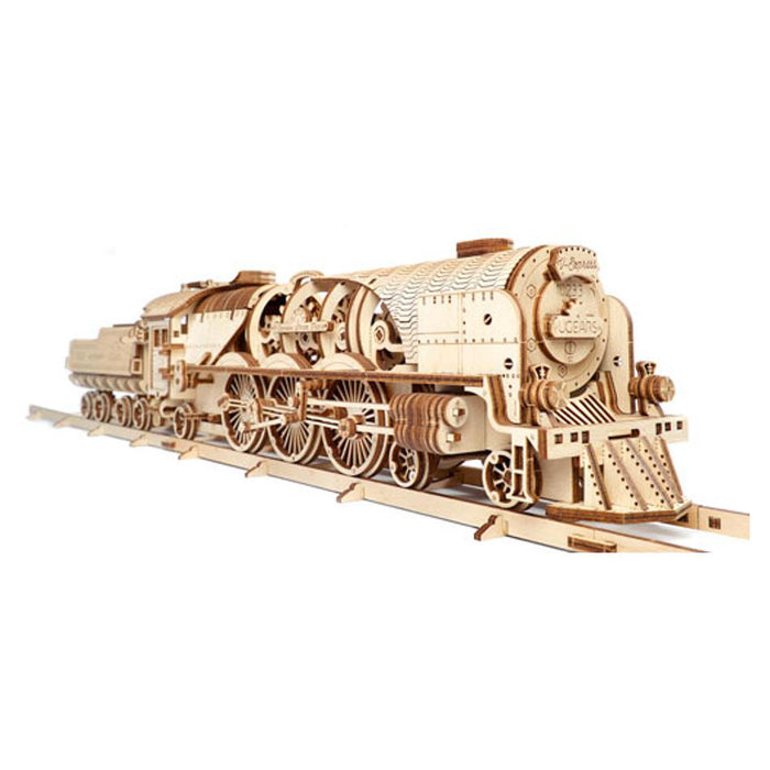 Ugears V-Express Steam Train With Tender 120853