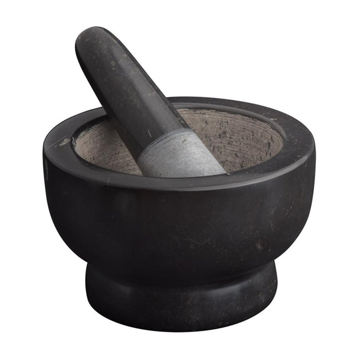 Avanti Marble Footed Mortar And Pestle - Black 12906