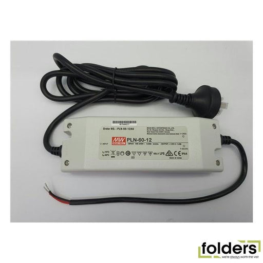 12v 5a led power supply - 60w - Folders