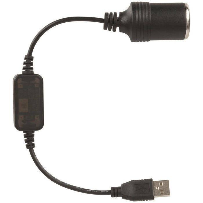 12V 8W USB Step-Up Power Cable to Cig Socket - Folders