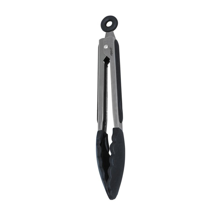Avanti Silicone Tongs With Stainless Steel Handle 23Cm - Black 13201