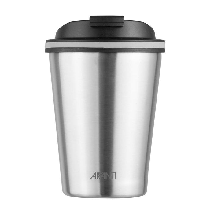 Gocup Double Wall Insulated Cup - Brushed Stainless Steel - 236Ml