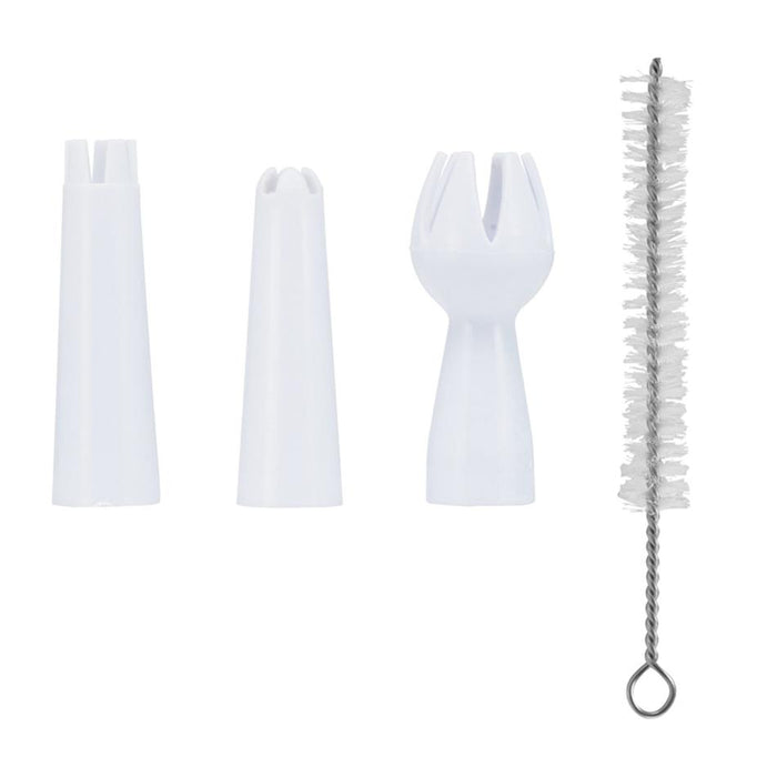 Cream Whipper Spare Part Set - Gas Cover - 3 Nozzles And Cleaning Brush