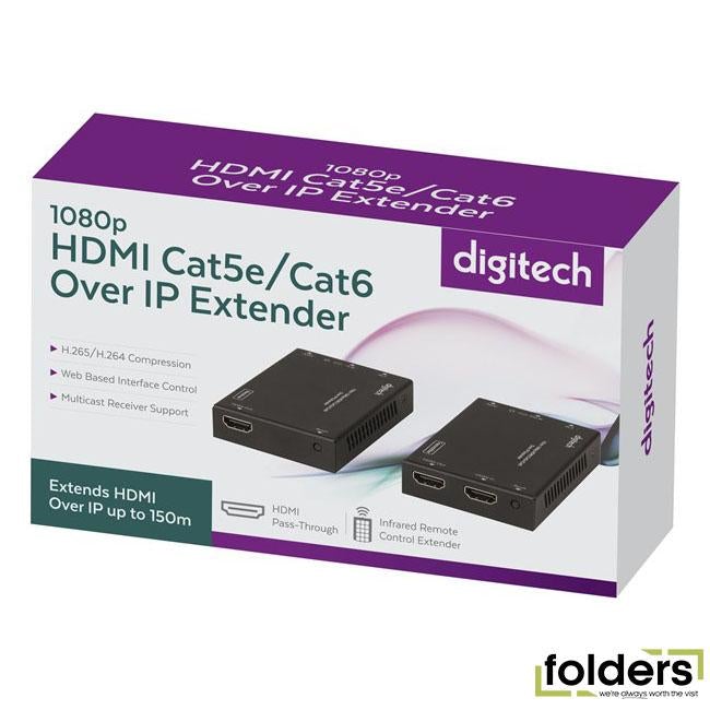 150m 1080p hdmi cat5e/cat6 over ip extender - Folders