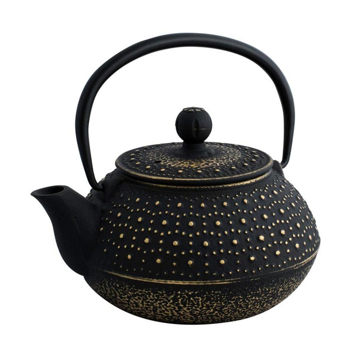 Avanti Imperial Cast Iron Teapot - 800Ml - Black/Gold 15193