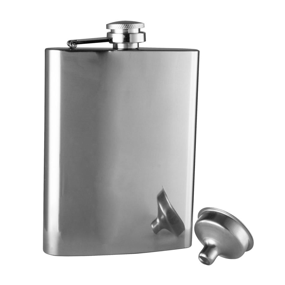 Avanti Classic Hip Flask With Funnel - Polished 15266 1