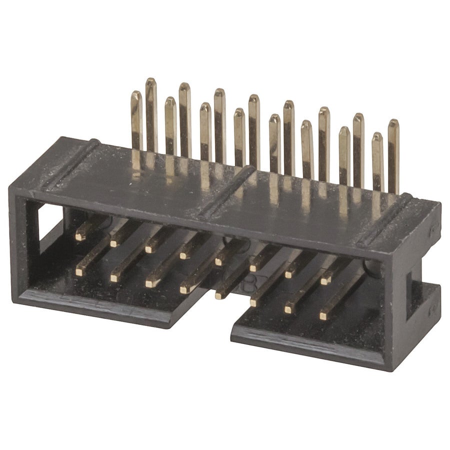 16 Pin IDC Right Angle Header - Folders