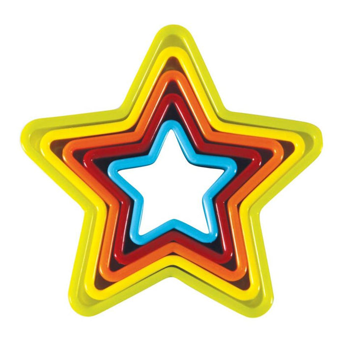 Avanti Star Cookie Cutters 5 Piece Set - Multi Coloured 16516