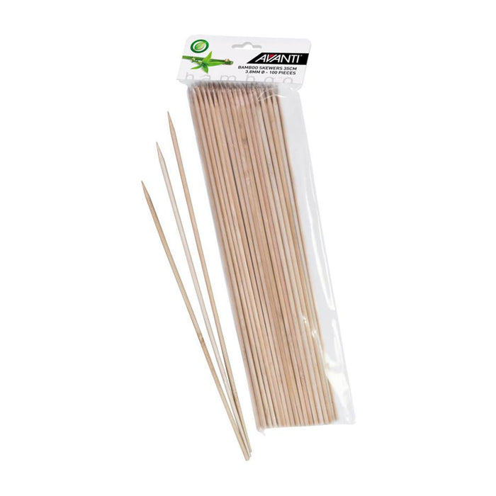 Avanti Bamboo Skewers 35Cm - 100 Piece Pack 16691