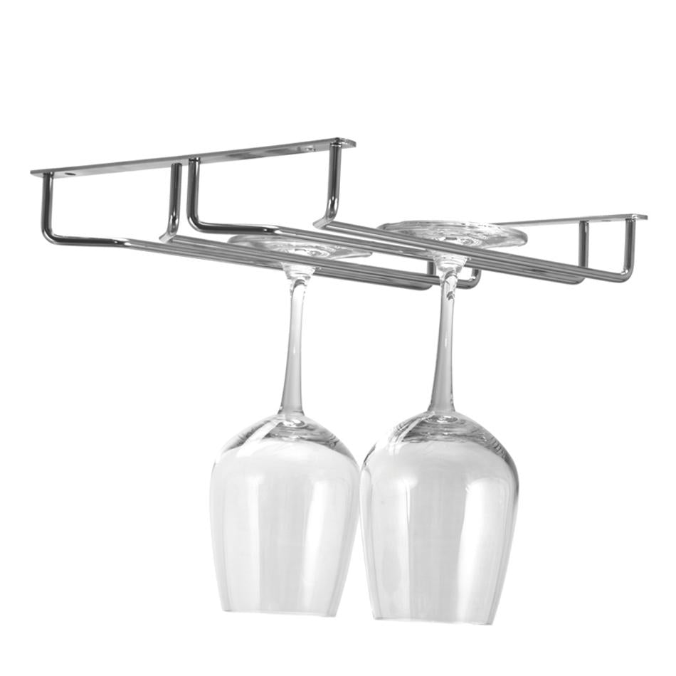 Avanti 28Cm Double Glass Stemware Rack (Chrome Plated - 6Mm Wire) 1