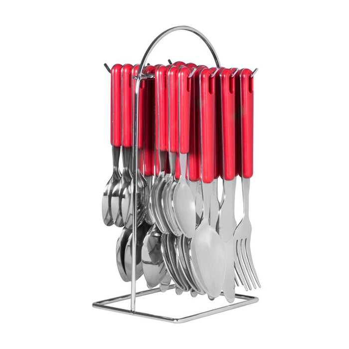 Avanti Hanging Cutlery With Wire Frame - Red 16722