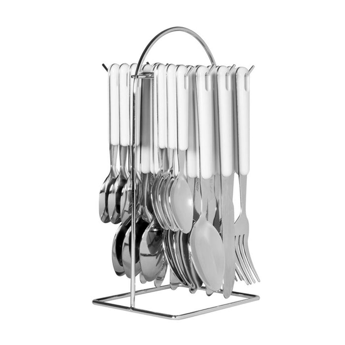 Avanti Hanging Cutlery With Wire Frame - White 16723