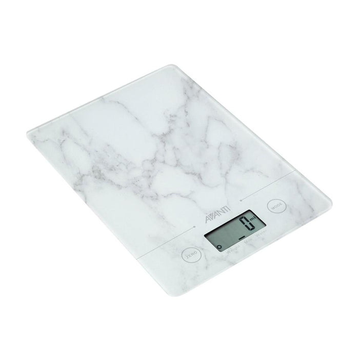 Avanti Compact Digital Kitchen Scale - Marble 16847