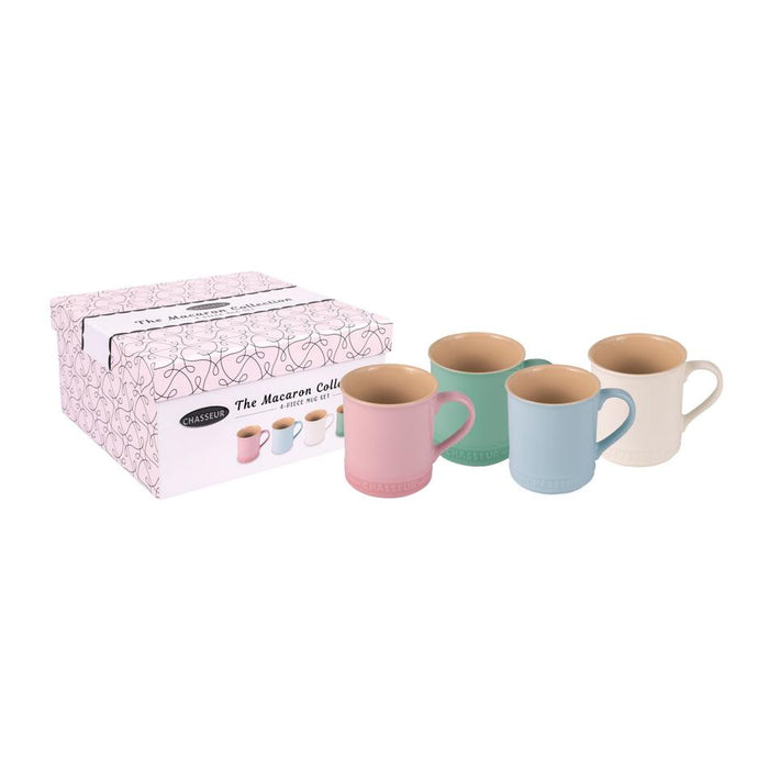 Macaron Collection 4-Piece Mug Set