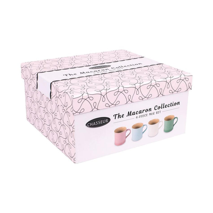 Macaron Collection 4-Piece Mug Set