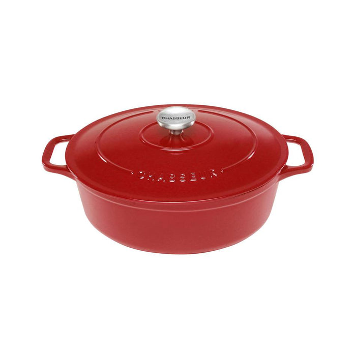 Chasseur Oval French Oven 27Cm/4L Federation Red 19634