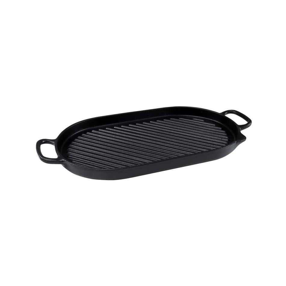 Chasseur Oval Stove Top Grill 42 X 20Cm Onyx 19905 — Folders