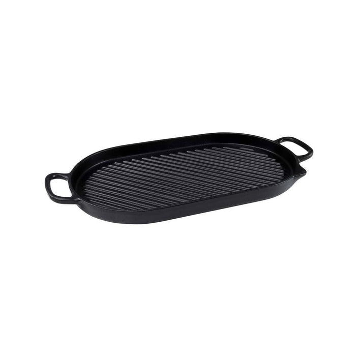 Chasseur Oval Stove Top Grill 42 X 20Cm Onyx 19905
