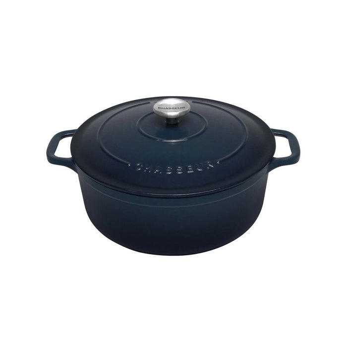 Chasseur Round French Oven Liquorice Blue 19928