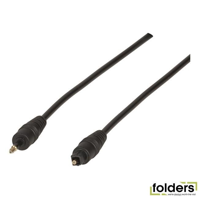 1m mini 3.5mm toslink to toslink optical cable - Folders