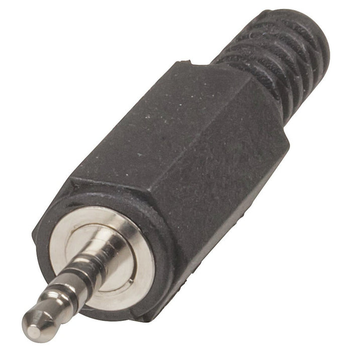 2.5mm 4 contact Miniature Plug - Black - Folders