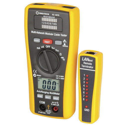 2 in 1 Network Cable Tester and Digital Multimeter - Folders