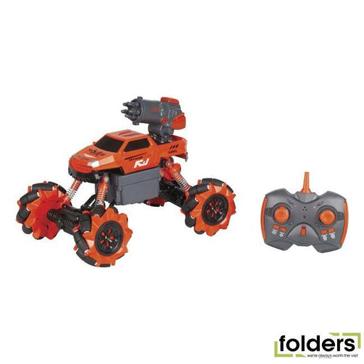 2-in-1 rock crawler with water and rocket launcher - Folders