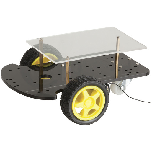 2 Wheel Drive Motor Chassis Robotics Kit - Folders