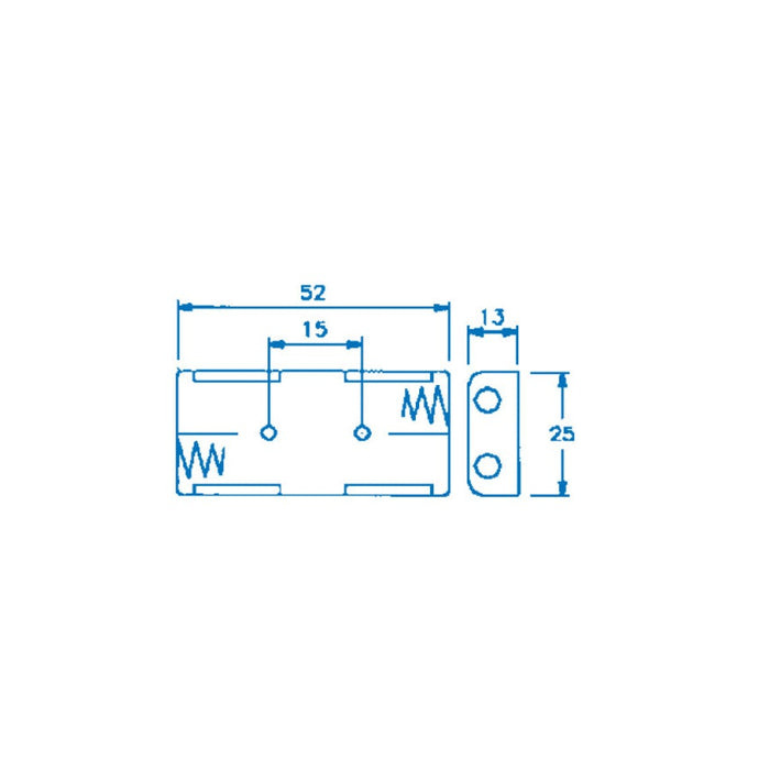 2 x AAA PCB Mount - Folders