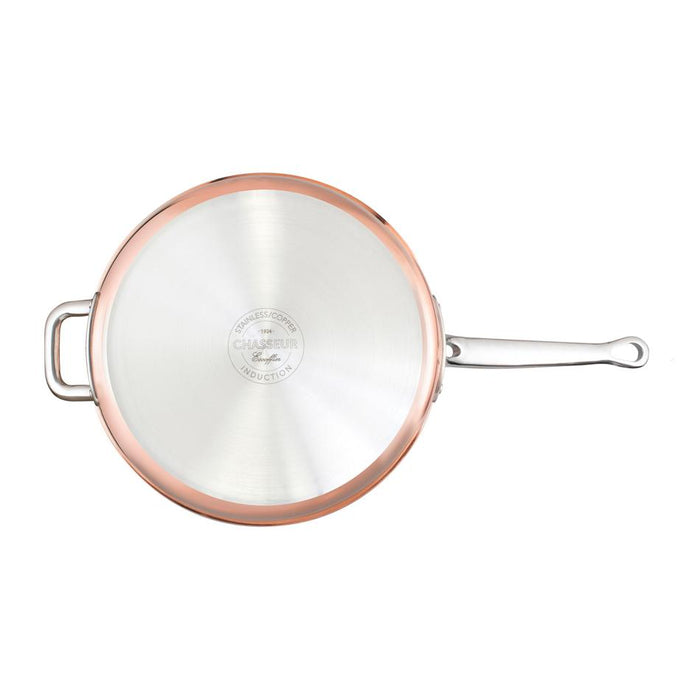Escoffier Induction Saute Pan With Helper Handle 28 X 6Cm, Copper