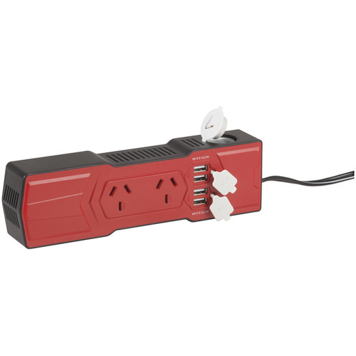 200W Inverter with 4 USB Outlets - Folders