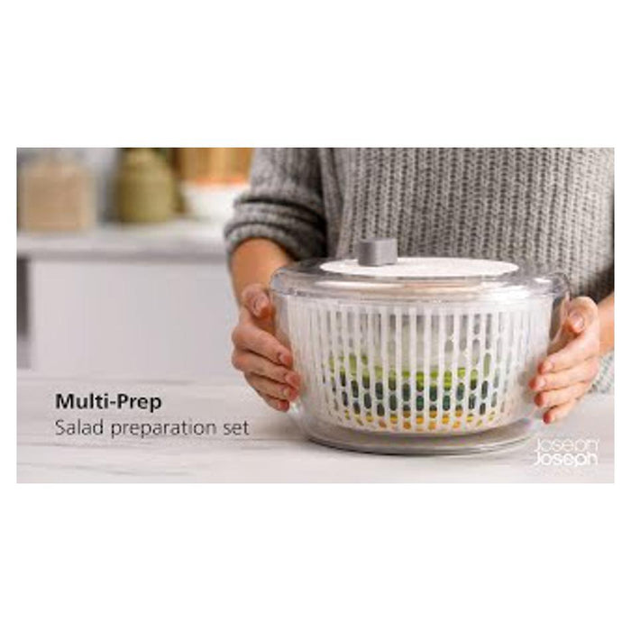 Multi-Prep 4-Piece Salad Preparation Set - Multicolour