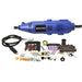 210 Piece Rotary Tool Kit with Flexible Shaft Engrave Drill Sand Polish - Folders