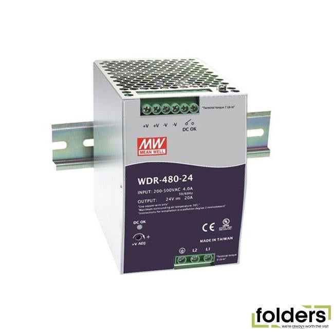 24vdc 20a din rail mount psu - Folders