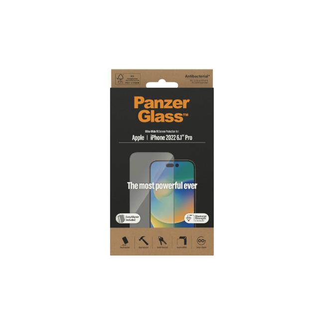 PanzerGlass UltraWide Fit AB w/ Aligner iPhone 14 Pro