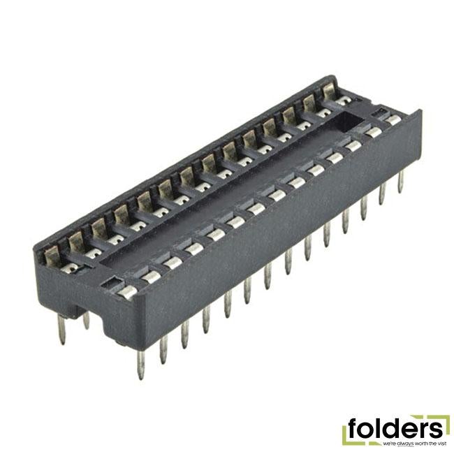28 pin production (low cost) ic socket - Folders