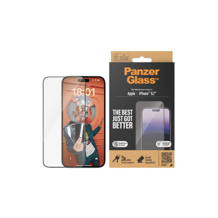 PanzerGlass Ultrawide Fit Sp Iphone 15 Plus 2811