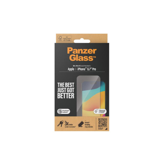 PanzerGlass Ultrawide Fit Sp Iphone 15 Pro Max 2812
