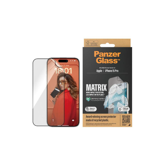 PanzerGlass Matrix Hybrid Glass Sp Iphone 15 Pro 2818AUS