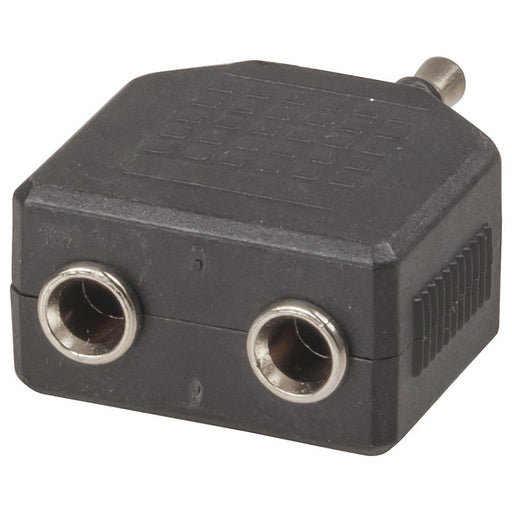 3.5mm Stereo Plug to 2 X 3.5mm Stereo Sockets Adaptor - Folders