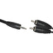 3.5mm Stereo Plug to 2 x RCA Plugs Audio Cable - 3m - Folders