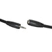 3.5mm Stereo Plug to 3.5mm Stereo Socket Audio Cable - 3m - Folders