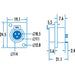 3 Pin Chasis Female Mini XLR Style Connector - Folders