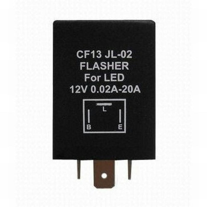 3 Pin LED Relay Flasher to Suit Japanese Cars - 12VDC - Folders