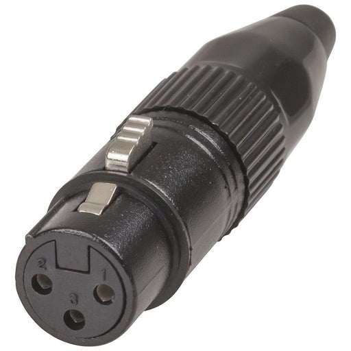 3 Pin Line Female Cannon Type Connector - Folders