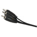 3 x RCA Plugs to 4 Pin 3.5mm AV Cable - 1.5m - Folders
