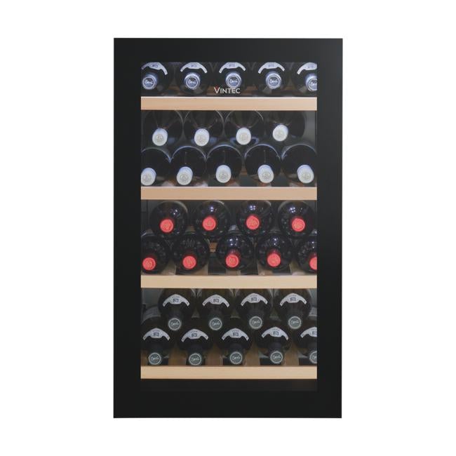 Vintec 35 Bottle Single Zone Wine Cabinet VWS035SBB-X