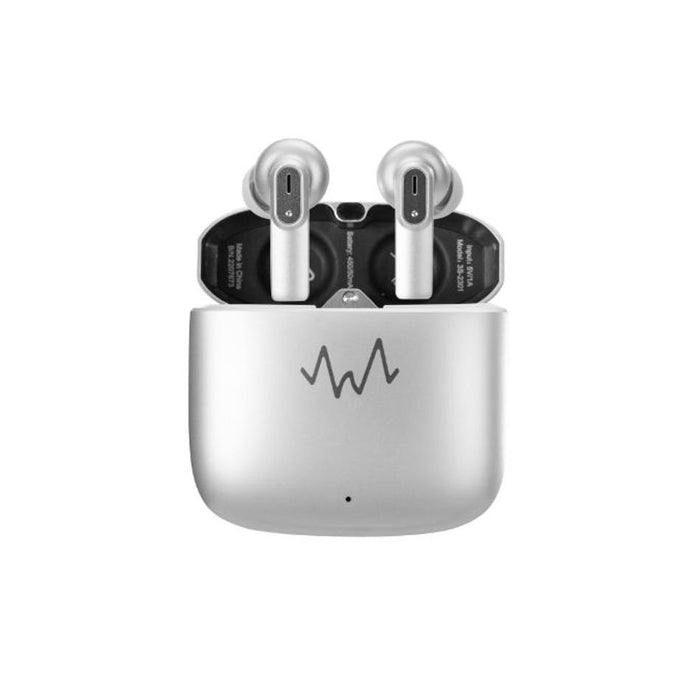 Wave Audio Enc True Wireless Earbuds Immersive Pro Silver 3S-2301