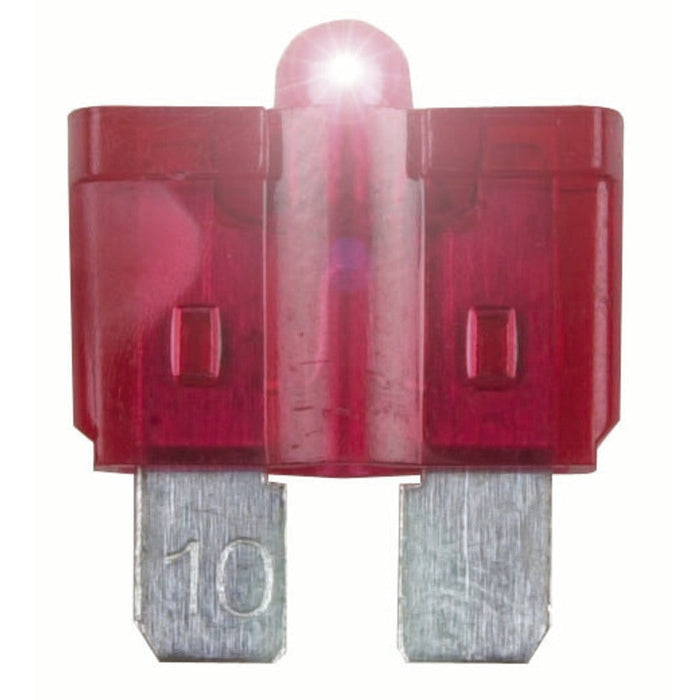3A Blade Fuse with LED Indicator - Pink - Folders