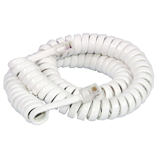 3m Replacement Handset Curly Cords With 4P/4C US Modular Plug - Folders